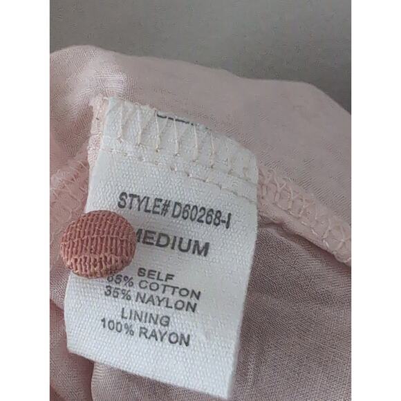 Anthropologie Peach Love Lace Dress Medium Victorian Cottagecore Romantic - Picture 8 of 9